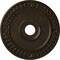Ekena Millwork Wreath Ceiling Medallion (Canopies up to 6"), 21 1/8"OD x 3 5/8"ID x 7/8"P, Stone Hearth Crackle CM21WRSHC - alternate 1